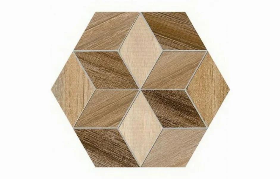 Плитка керамогранитная Hexagono Freret Multicolor 230x266x9 Vives