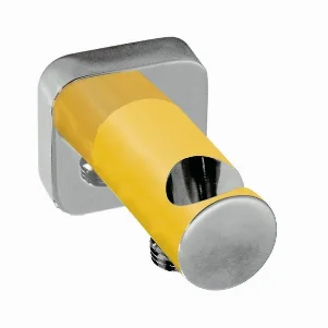 Шланговое подсоединение Tres 48х48 мм желтый-хром