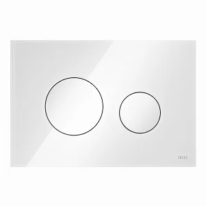 Кнопка-клавиша стеклянная TECEloop стекло белое/белые клавиши