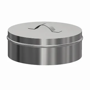 Заглушка для дымохода Ø 110 мм (сталь 0,5 мм AISI)