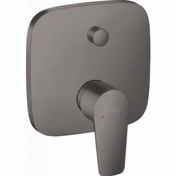 Внешняя часть смесителя душа Hansgrohe Talis E, матовый черный хром