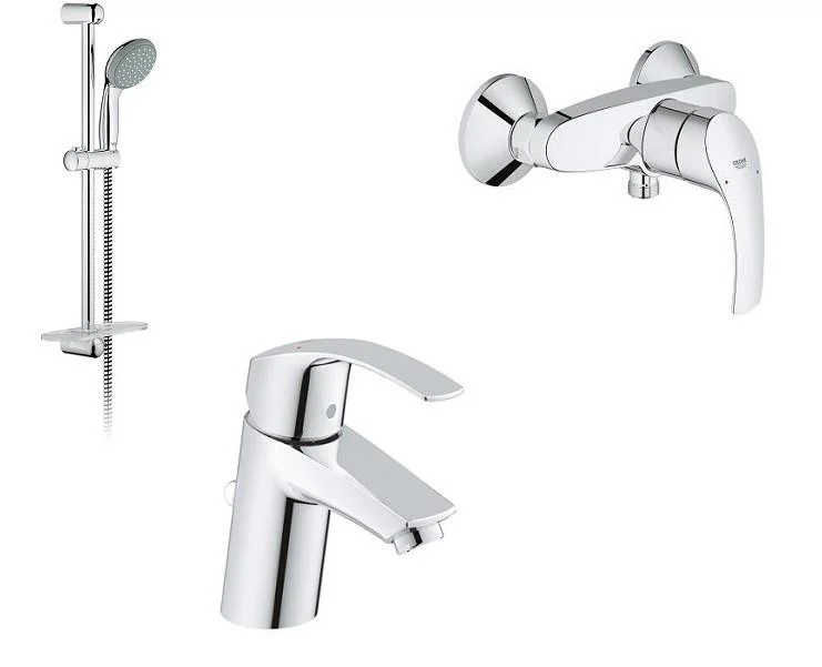 Смеситель для душа GROHE Eurosmart (33265002+33555002+27926000)