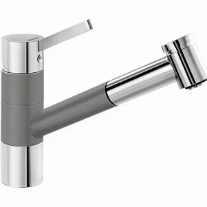 Змішувач для кухні Blanco Tivo-S хром/темна скеля