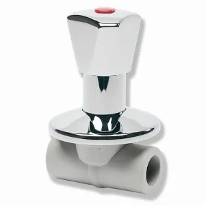 Вентиль под штукатурку проходной "LU" Ekoplastik Ø 25 мм