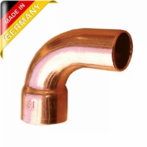 Коліно мідне коротке (1 муфта) Sanha Ø 22/90˚ мм (код. 5092)