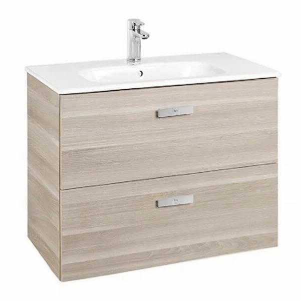 Тумба ROCA VICTORIA BASIC с умывальником 70 см, береза