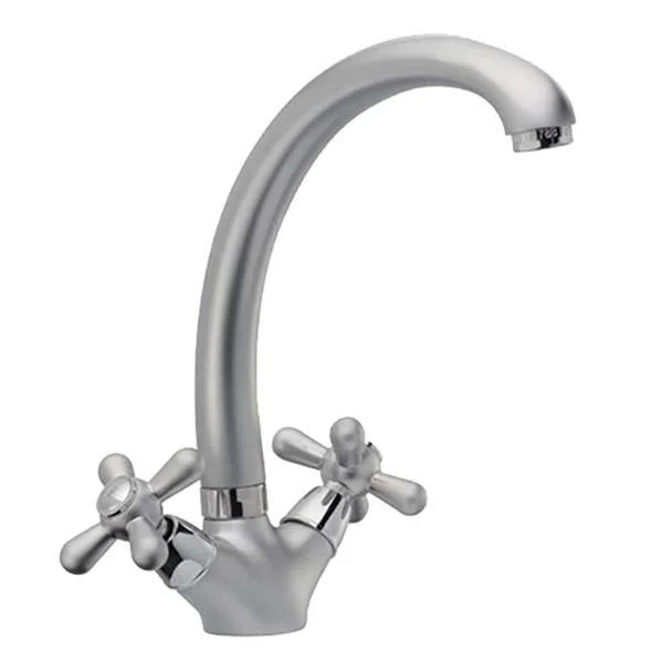 Смеситель для кухни двухвентильный HAIBA DOMINOX SATIN HB0083