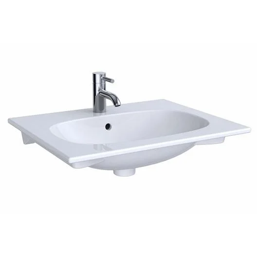 Раковина GEBERIT Acanto Slim 60х46 см, Белая