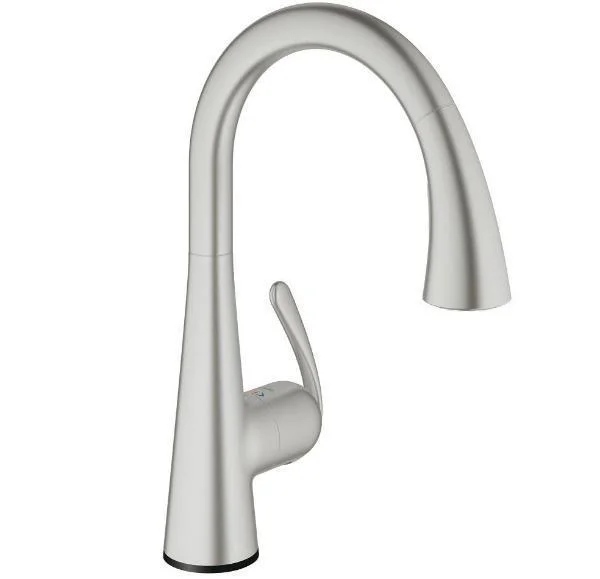 Смеситель сенсорный для кухни Grohe Zedra Touch, суперсталь