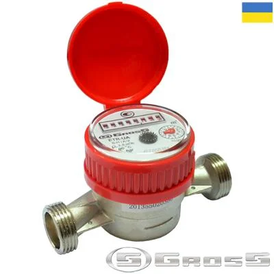 Счетчик воды-водомер GROSS ETК-UA 1/2" 15/110 мм (для горячей воды)