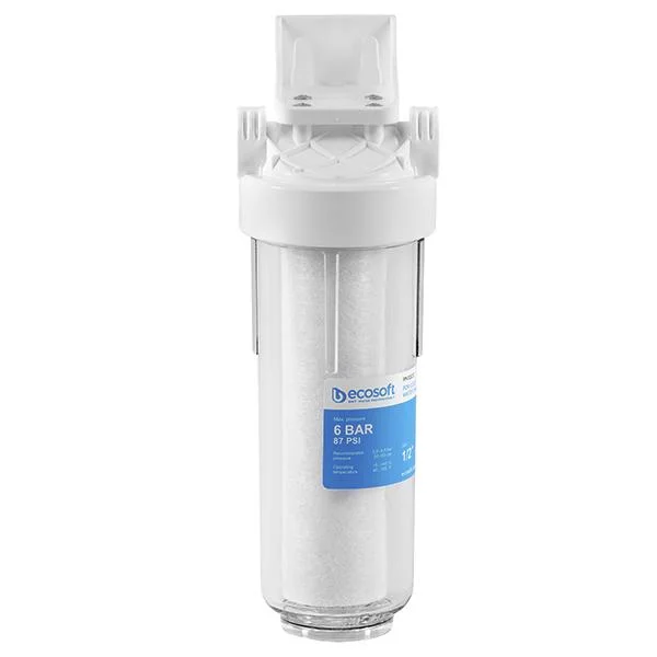 Фільтр магістральний Ecosoft Ø 3/4" (для холодної води, з катриджем)