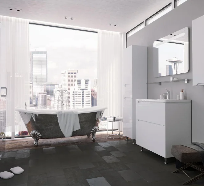 Пенал Sanwerk "Ера" 35 білий, лівий