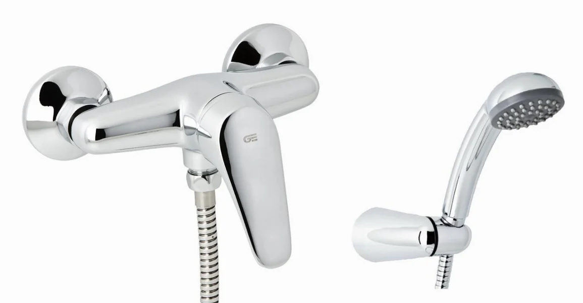Змішувач для душу GENEBRE Ge2 c душовим гарнітуром (60110224566)