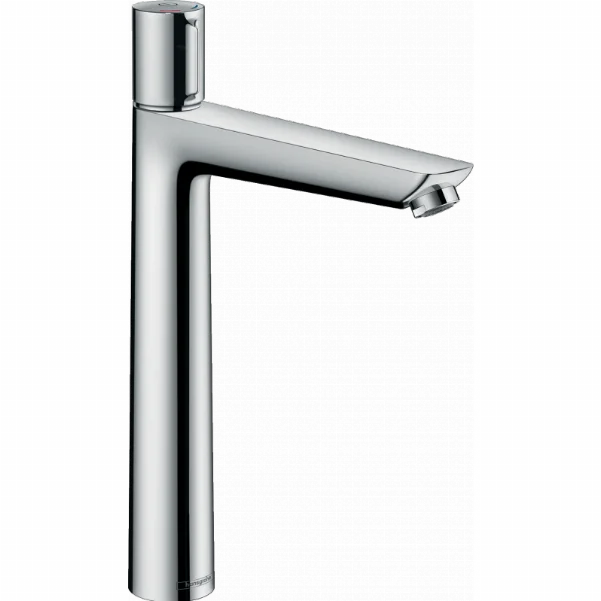 Змішувач Hansgrohe Talis Select E для умивальника з високим виливом і зливним гарнітуром, хром 71752000