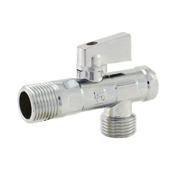 Кран приборный FADO NEW 1/2"x3/4" угловой с фильтром