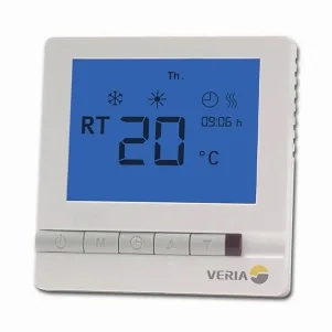 Терморегулятор Veria Control Т45 з ж/к дисплеєм +5...+45 °С 15А