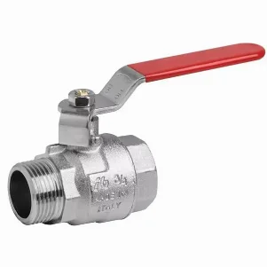 Кран кульовий Bonomi Tamigi PN40 Ø 3/4" внутр.- зовн. різьба, –10 °C...+120 °C  "сталева ручка"