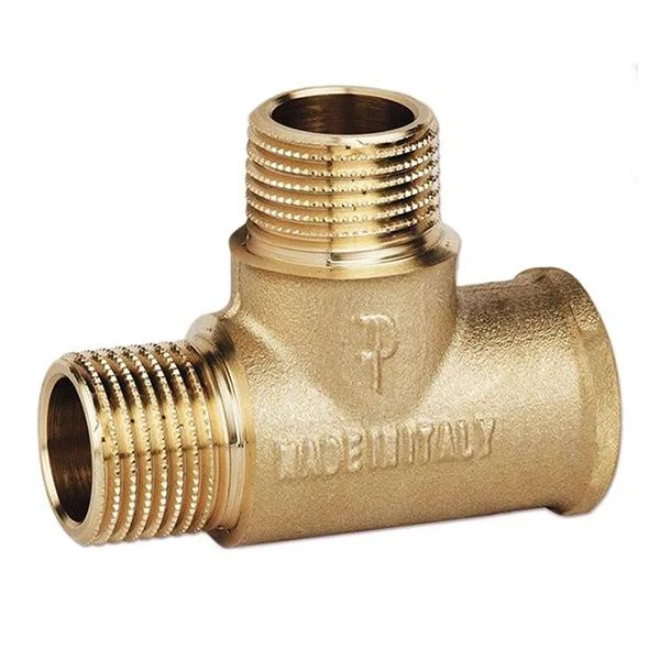 Тройник латунный Pattaroni Ø 3/4" внутр.- наруж.- наруж. резьба