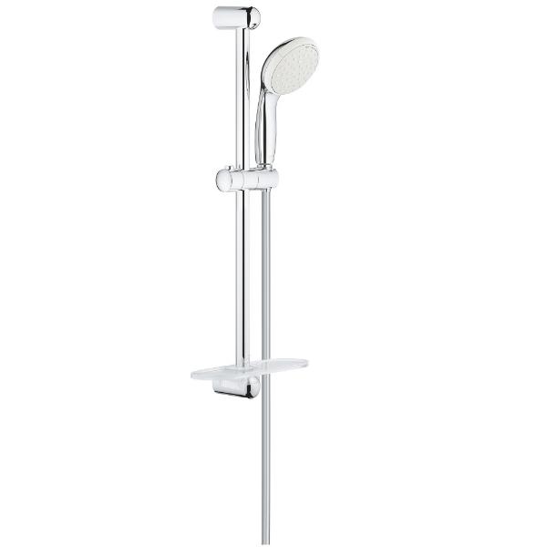 Душевой гарнитур Grohe Tempesta New 100 2jet диск белый, с мыльницей