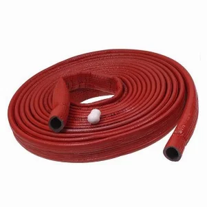 Теплоизоляция для труб полиэтиленовая NMC Sanflex Stabil Ø 28×6 мм (красная ламинация, бухта 10 м)