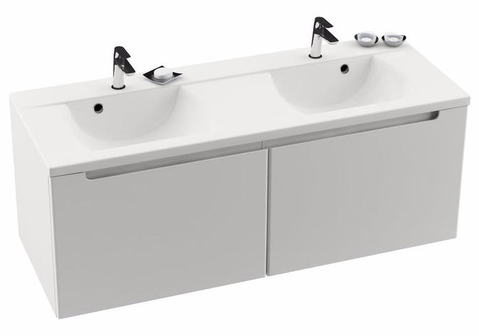 Шафка під умивальник Ravak SD Classic 1300 1300x490x470 мм, капучіно/білий