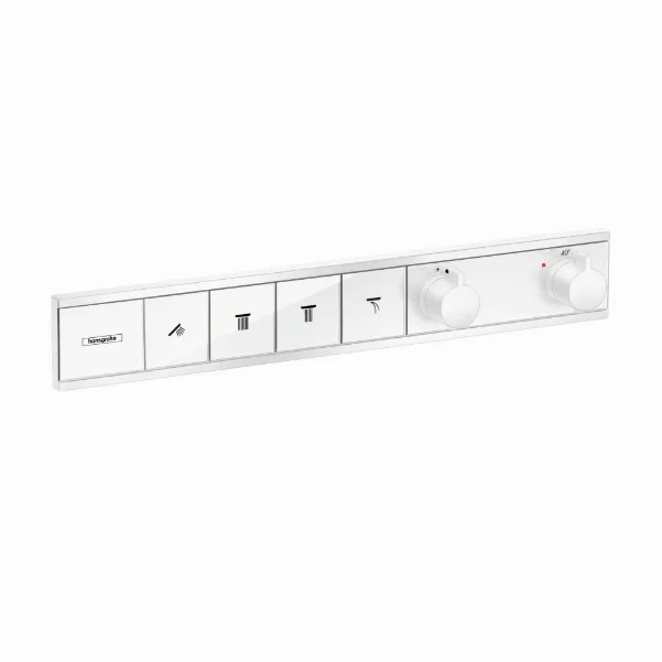 Термостат Hansgrohe RainSelect 15382700 на 4 споживача, для душа, матовий білий