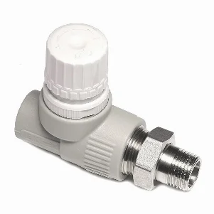 Вентиль радіаторний термостатичний PPR Ekoplastik Ø 20 прямий