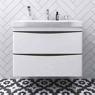 Тумба з раковиною підвісна, 80 см AM.PM M80-FHX0802V-WC0802-38 Like