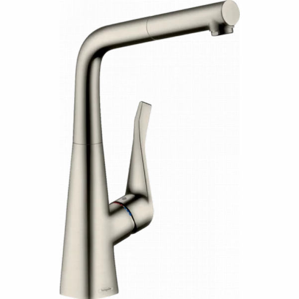 Смеситель Hansgrohe Metris M71 для кухонной мойки, под сталь 73812800