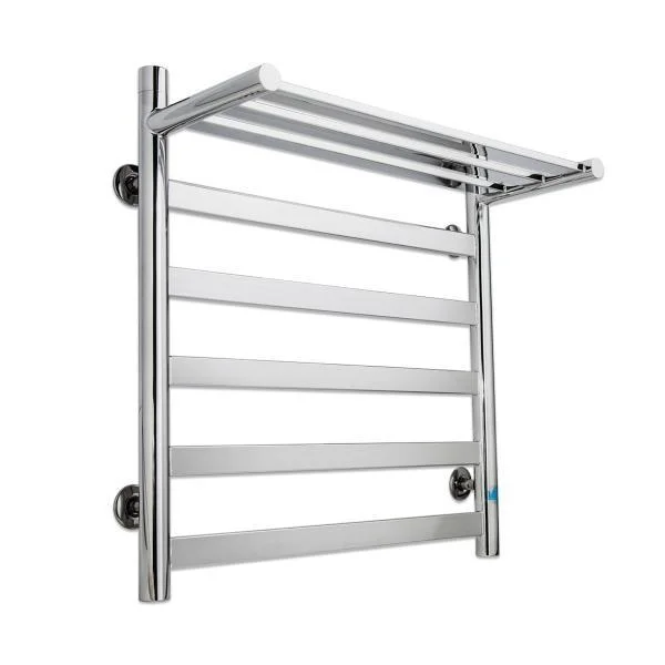 Полотенцесушитель LARIS Кватро з полицею П10 500x800 мм (нижнє підключення 1/2")