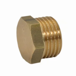 Заглушка латунна Pattaroni Ø 1/2" зовнішня різьба