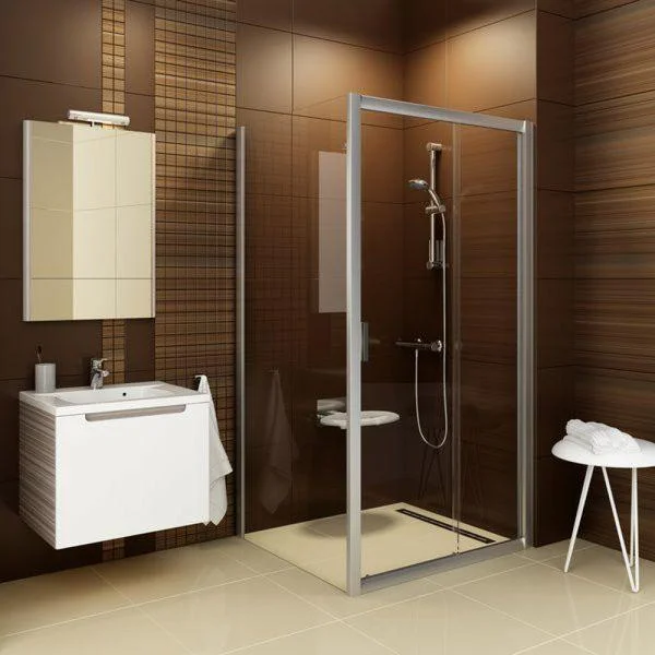 Стінка душової кабіни Ravak Blix BLPS-90 сатин+Transparent