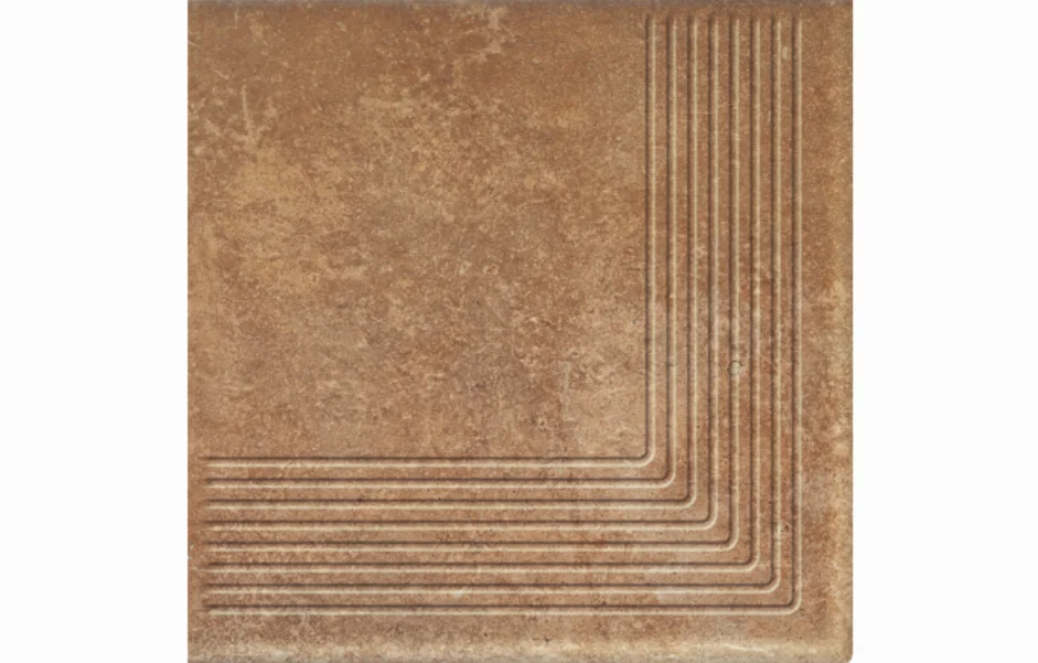 Ступень угловая Scandiano Rosso 300x300x11 Paradyz