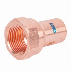 Штуцер пресс медный RM Aespres Uniko Ø 12×3/8" внутренняя резьба