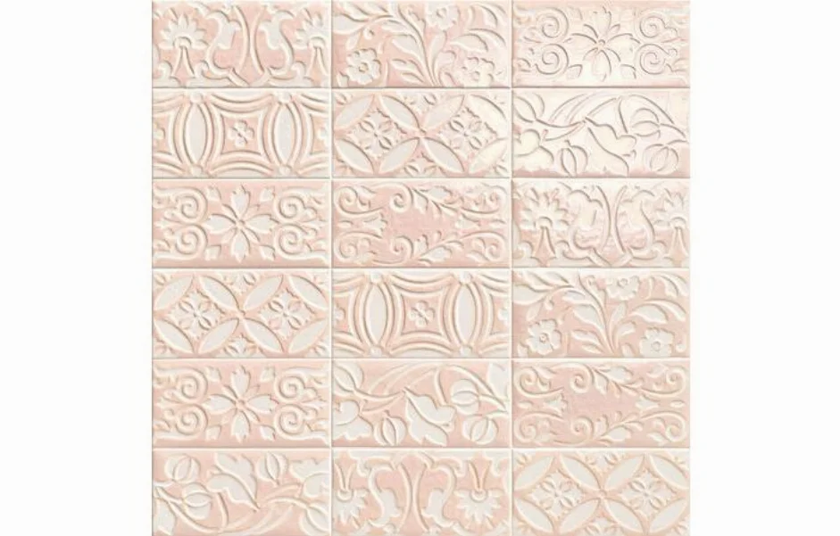 Плитка настенная Velvet Deco Pink 100x200 Mainzu