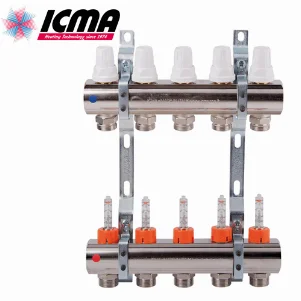 Колектор з витратомірами ICMA 7 виходів