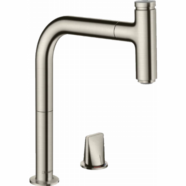 Смеситель Hansgrohe Metris Select M71 для кухонной мойки, под сталь 73804800