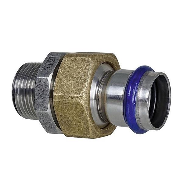 Американка пресс нержавейка ASG Inox Press Ø 28×1" наружная резьба