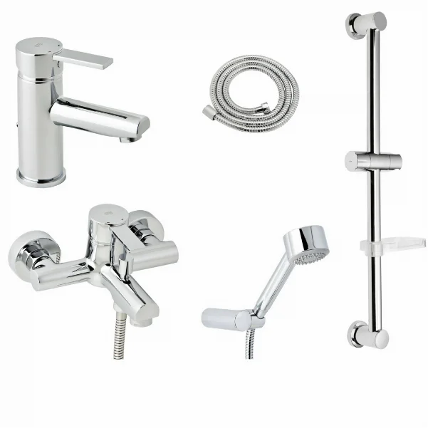 Набір для ванни зі штангою GENEBRE Tau2 04TA2V17RO (65135294566+65100294566+163845)