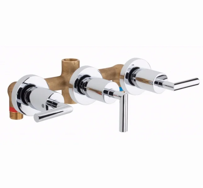 Змішувач для ванни і душа GENEBRE IXO, прихований монтаж, з перемикачем (68116124566)