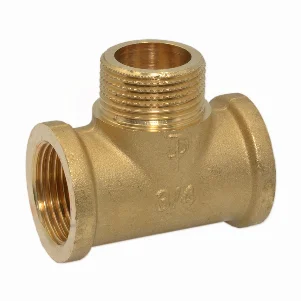 Трійник латунний Pattaroni Ø 1/2" внутр.- зовн.- внутр. різьба