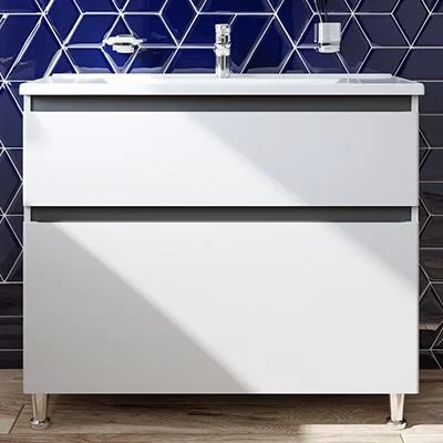 Тумба підлогова з раковиною Am.Pm X-Joy 100 см, 2 ящика