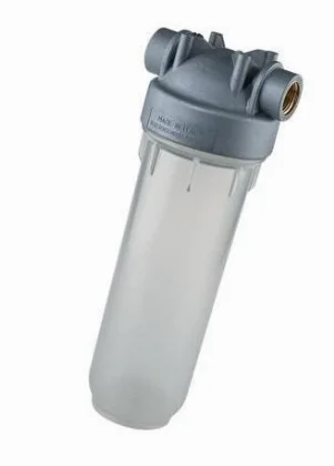 Фильтр магистральный антимикробный Atlas Filtri 10" DP Mono Sanic Ø 1" OT (прозрачный корпус) KIT