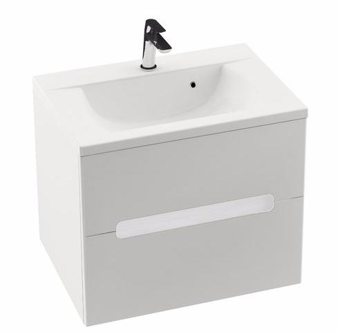Шафка під умивальник Ravak SD Classic II 800 L 800x490x600 мм, білий/білий