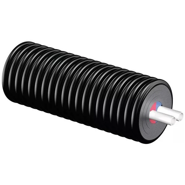 Попередньоізольована труба Uponor Ecoflex Thermo Twin PN6 Ø 2/75×6,8/200 мм