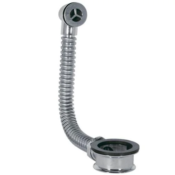 Злив з переливом для умивальника Tres 320 мм