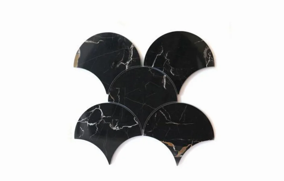 Мозаика Scales CM 3110 SC Black Gold 136x147x10 Kotto Ceramica Мозаика Scales CM 3110 SC Black Gold 136x147x10 Kotto Ceramica