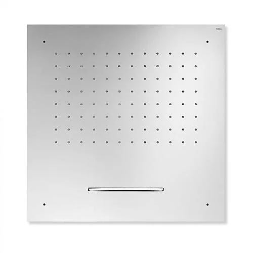 Верхний потолочный душ Tres Inox Loft 500х500 мм, 2jet