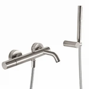 Змішувач для ванни і душа Tres Study Exclusive сталь