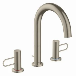 Змішувач для раковини Axor Uno 200, на 3 отвори, нікель